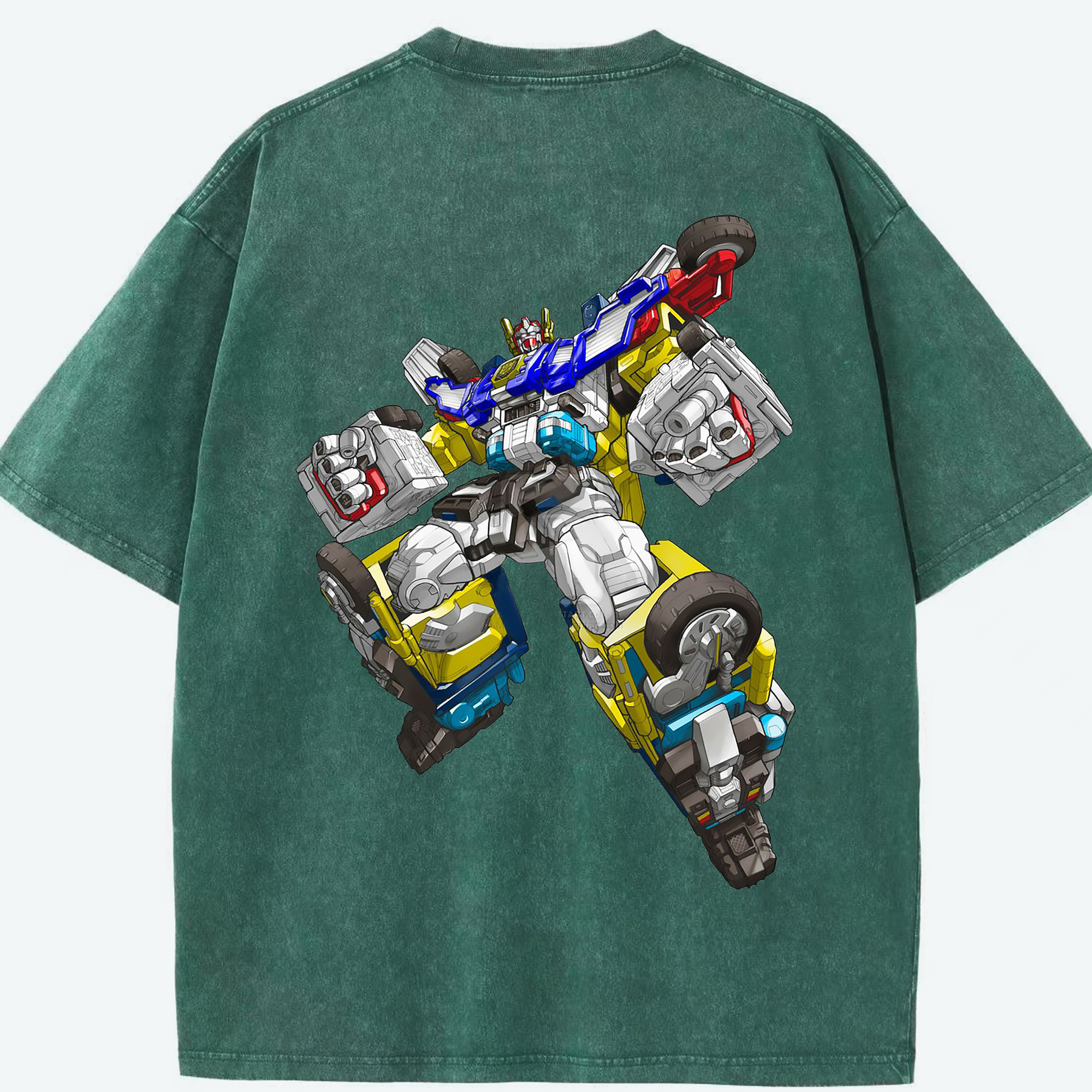 （画像用）  綿100% ヴィンテージ風 半袖Tシャツ（背面プリント）